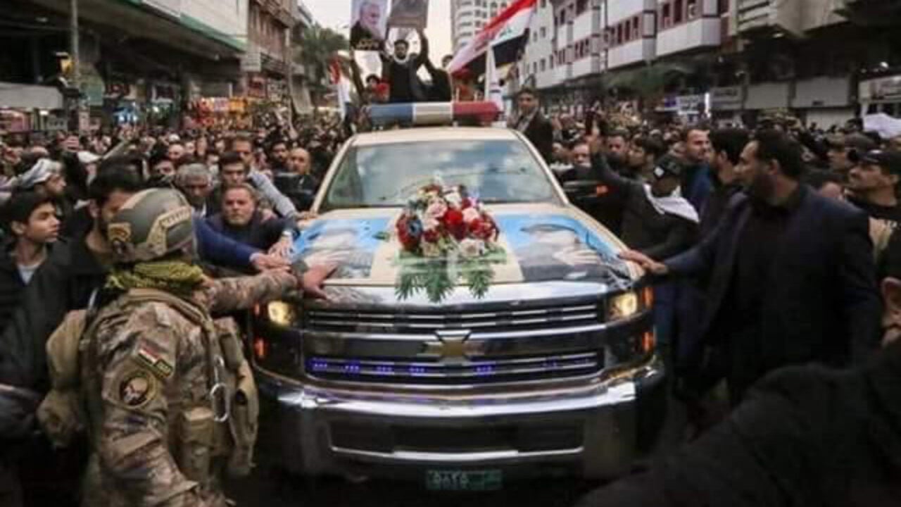 Death To America Chevy Truck Carried What S Left Of Soleimani